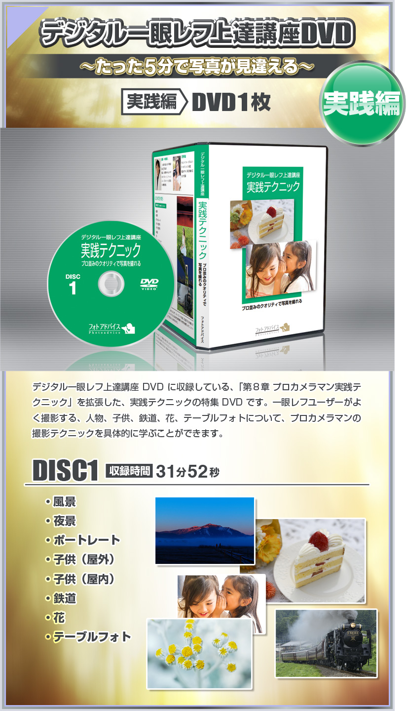 デジタル一眼レフ上達講座ＤＶＤ